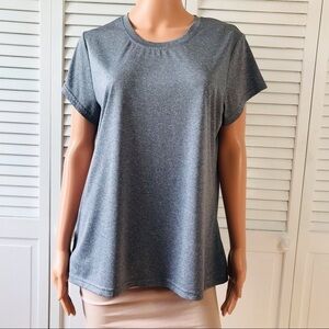 CHAMPION Gray Short Sleeve Shirt Size XL